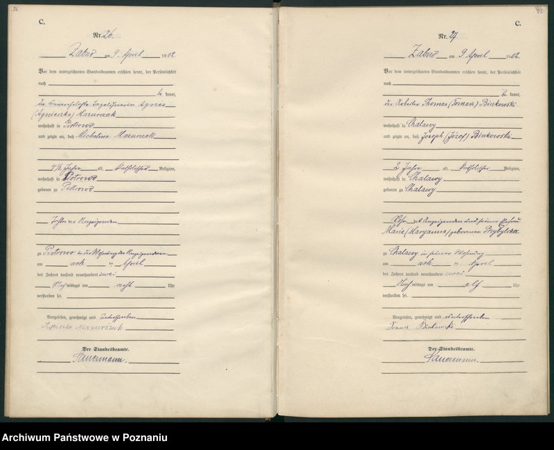 Obraz 16 z jednostki "Sterbe-Haupt-Register"