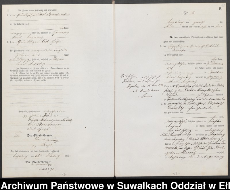 image.from.unit.number "Heiraths-Neben-Register des Preussischen Standes-Amtes Angerburg Kreis Angerburg"