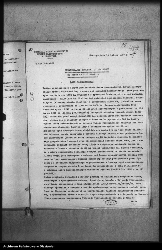 image.from.unit.number "Sprawozdania Dyrekcji Lasów t. II"