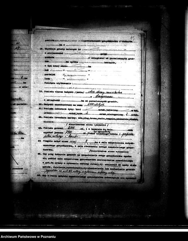 Obraz 19 z jednostki "Operat szacunkowy majątku Twierdzyń powiatu mogileńskiego"