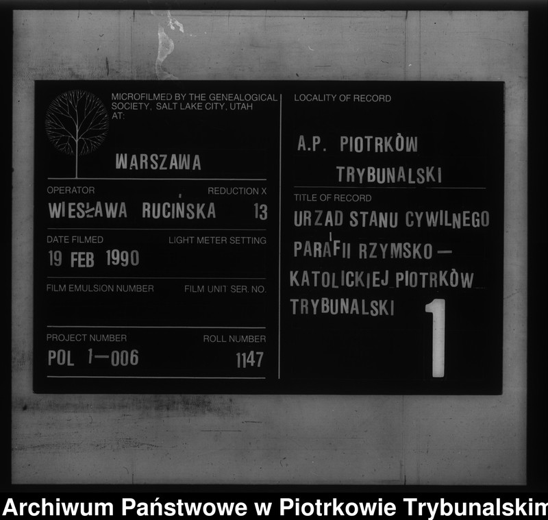 Obraz 2 z jednostki "[Księga duplikat aktów urodzonych, zaślubionych i zmarłych]"