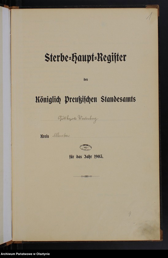 image.from.unit.number "Sterbe-Haupt-Register Nr 1 - 8"