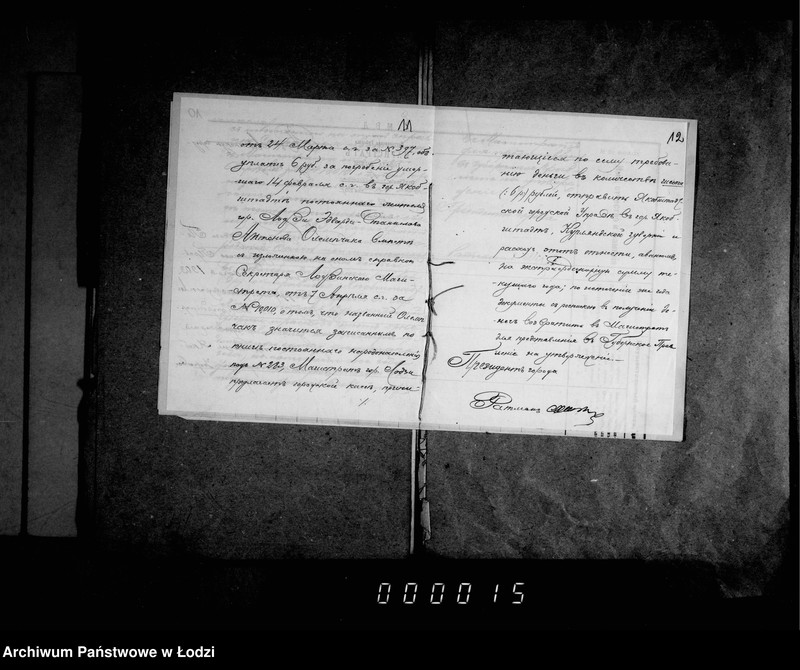 Obraz 12 z jednostki "O ekstraordinarnych raschodach v 1907 godu"