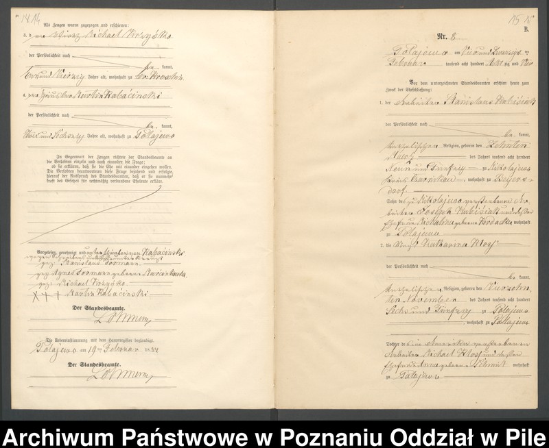 Obraz 10 z jednostki "Księga małżeństw"