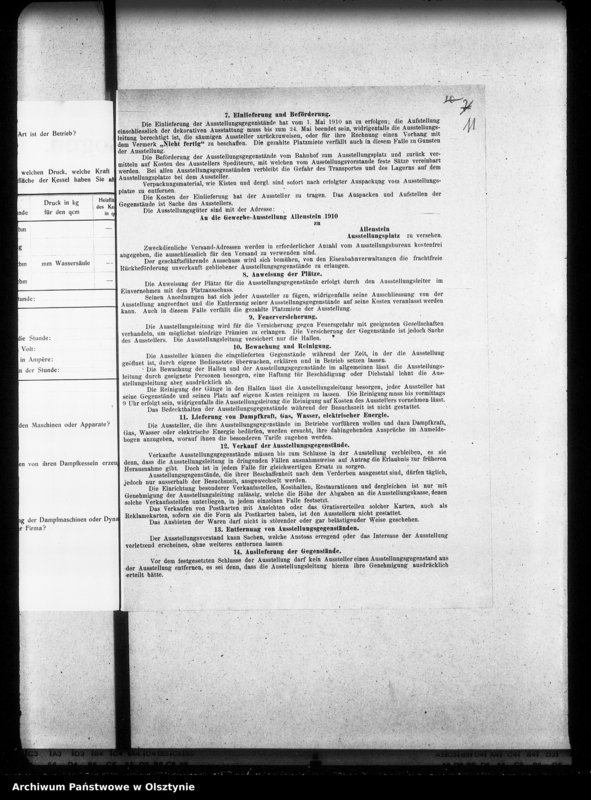 image.from.unit.number "Allenstein, Gewerbeausstellung 1910"