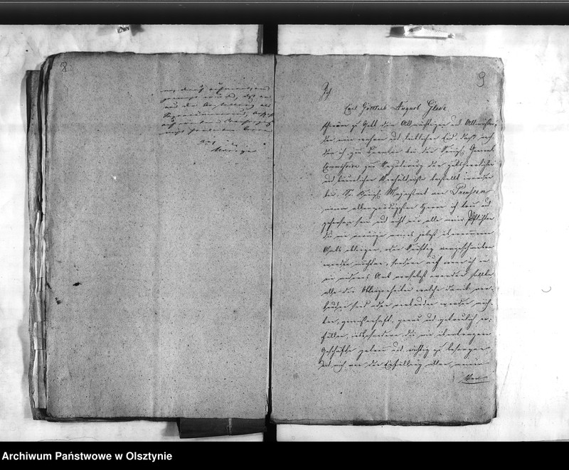 image.from.unit.number "Abtheilung des Innern. Personalia des bei der Feuer-Sozietäts Direktion aus gestellten Controlleur Glede [August]"