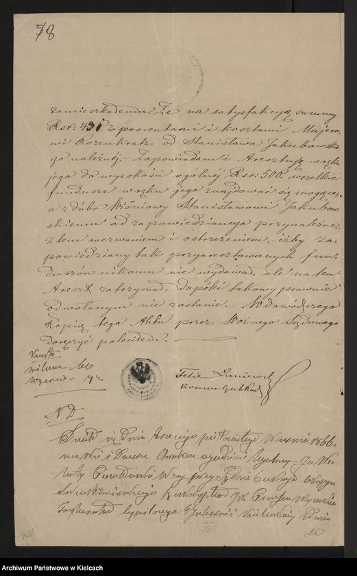 image.from.unit.number "Wiśniowa. Kupno tychże dóbr"