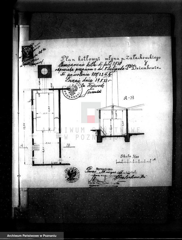 Obraz 12 z jednostki "Młyn i Tartak Apolinarego Załachowskiego w Dziembowie pow chodzieski"