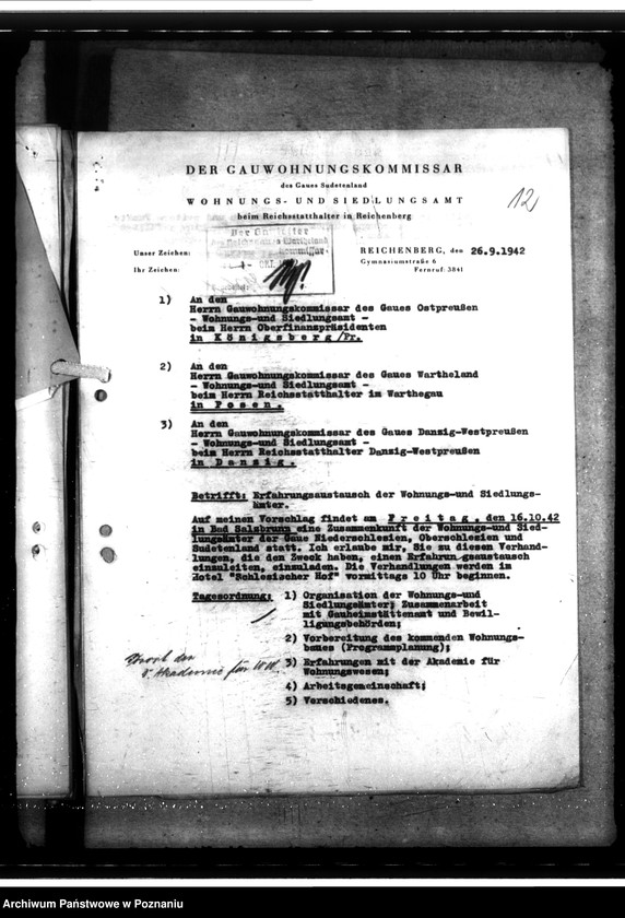 Obraz 17 z jednostki "Wohnungs- und Siedlungsämter"