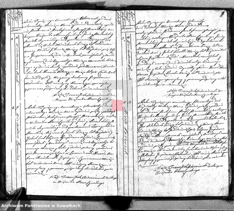 image.from.unit.number "Księga Aktów Zeyscia Gminy Przeroslskiey Powiatu Seyneńskiego Departamentu Łomżyńskiego na Rok 1814."
