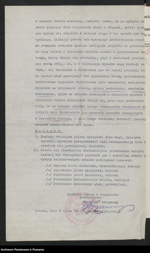Obraz 9 z jednostki "Koło Śródmieście im. gen. Grudzielskiego w Poznaniu."