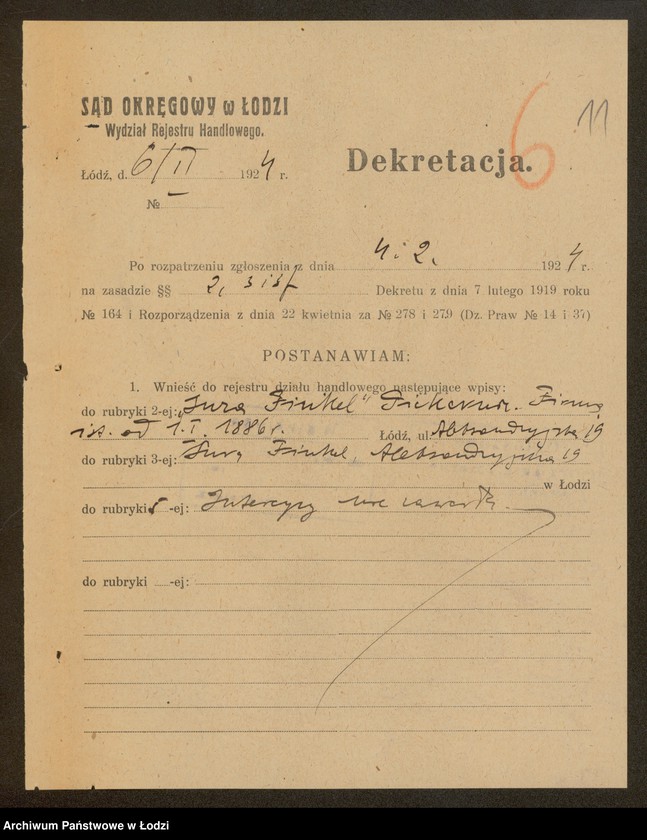 Obraz 13 z jednostki "Sura Finkiel – sprzedaż pieczywa"