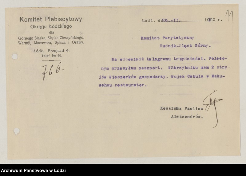 Obraz 13 z jednostki "[Telegramy]"