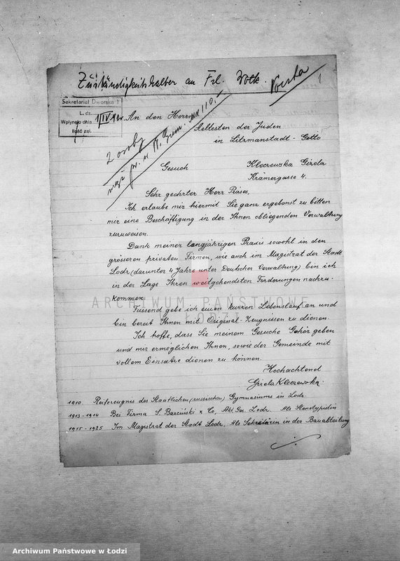 Obraz 4 z jednostki "[Podania o pracę]"