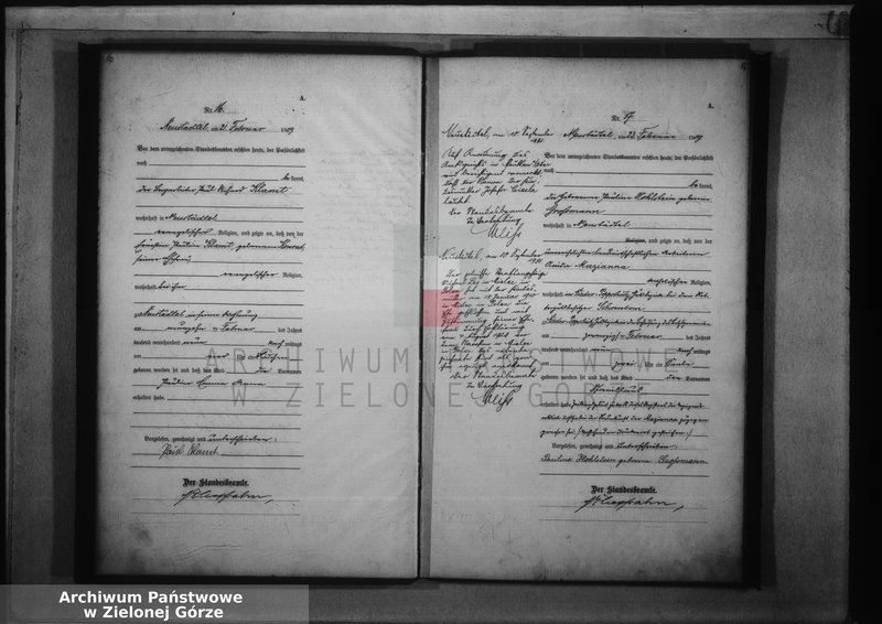 image.from.unit.number "Geburts-Haupt-Register 1909 No. 1 bis 104"