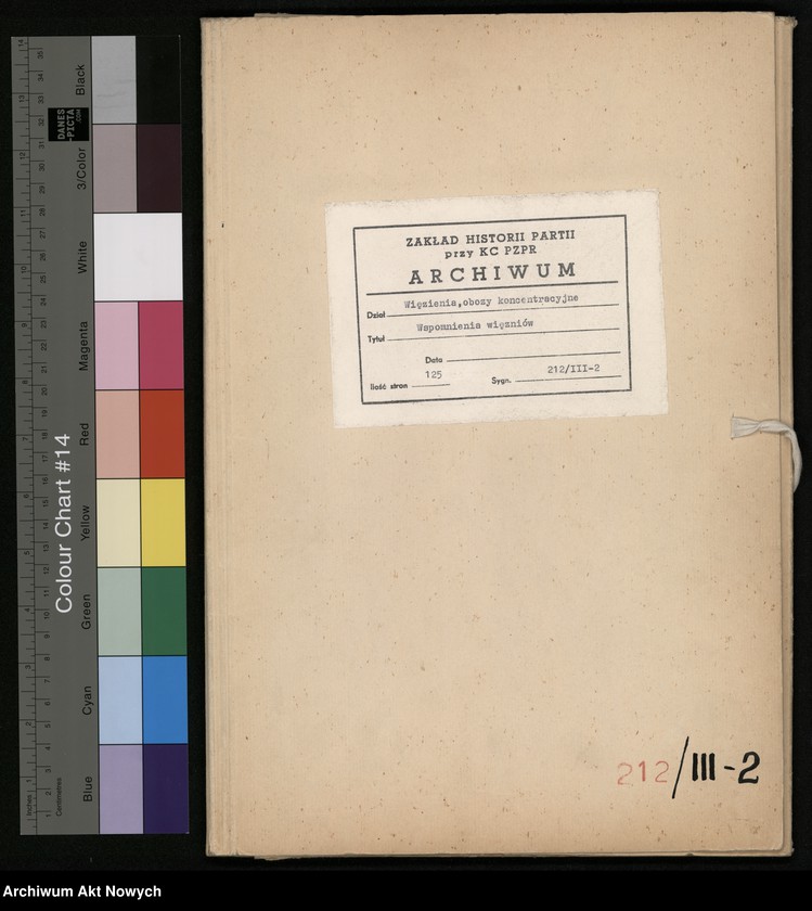 image.from.unit.number "Wspomnienia więźniów:  Kania Roman /Buchenwald/, Karcz Jan /więzienie na Montelupich w Krakowie, Oświęcim, Neuengamne-Hamburg/, Kwapiniewicz Romuald /Pawiak-Majdanek, Buchenwald, Flosburg/, Marcinkiewicz Józef /Balsen/, Leja Józef /Majdanek, Dachau/ Pluciński Stefan /Oświęcim/, Rajzman Samuel /Ghetto w Warszawie, Treblinka/, Ryś K. M. /Majdanek/."