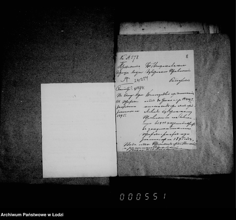 Obraz 11 z jednostki "O gorodskoj rospisi na 1895 g."