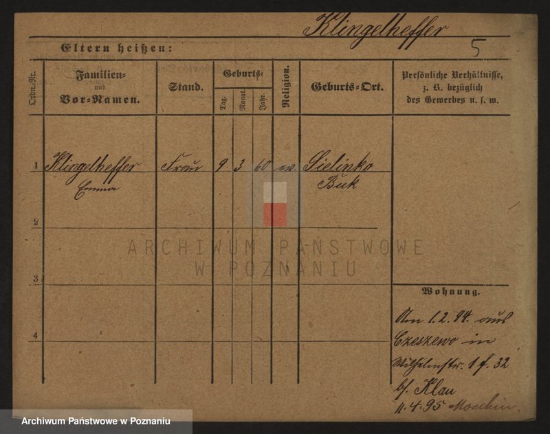 Obraz 5 z jednostki "Klingeberg - Klofik"