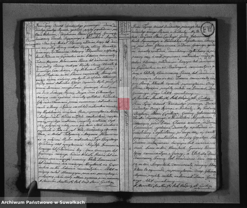 image.from.unit.number "Akta Urzędnika Stanu Cywilnego Zaszlubionych od dnia 1 Stycznia 1821 R-u do dnia ostatniego Grudnia tegoż roku Gminy Jeleniewskiey"
