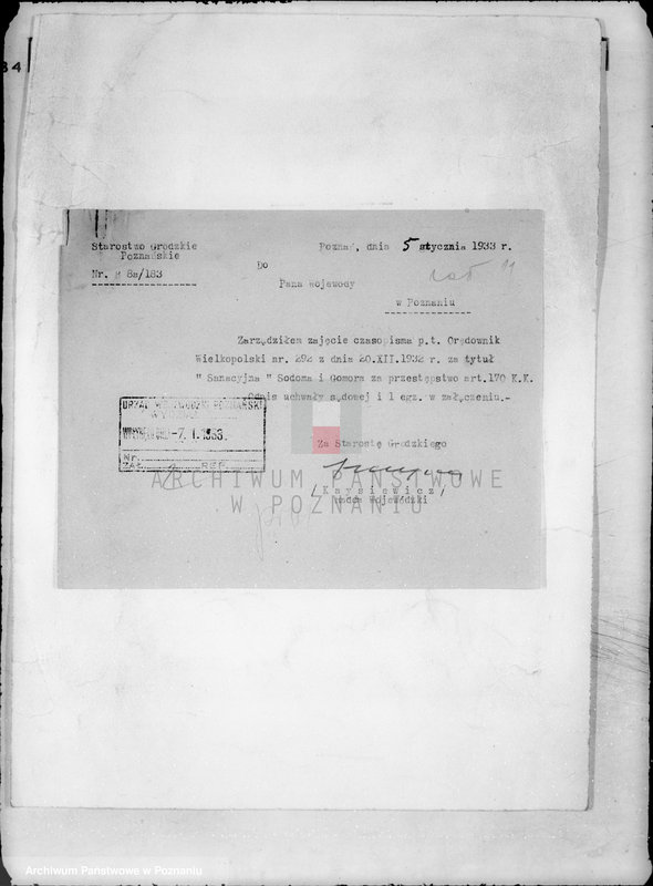 Obraz 15 z jednostki "/Konfiskata czasopism/"