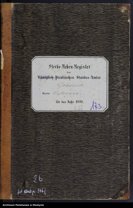 image.from.unit.number "Sterbe-Neben-Register Nr 1 - 25"