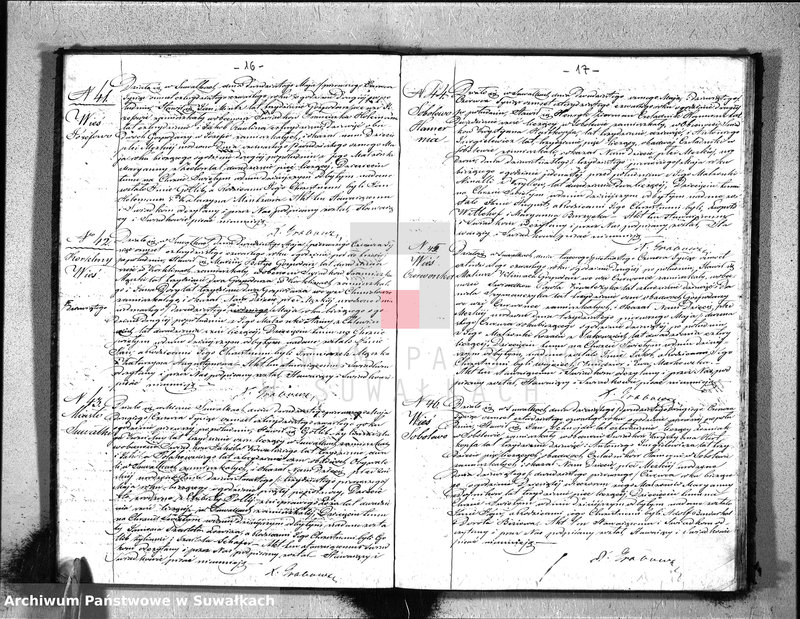 image.from.unit.number "Duplikat Akt Cywilnych Urodzeń, Zaślubień i Zeyść Parafij Ewangelickiey Suwałki pro 1844"