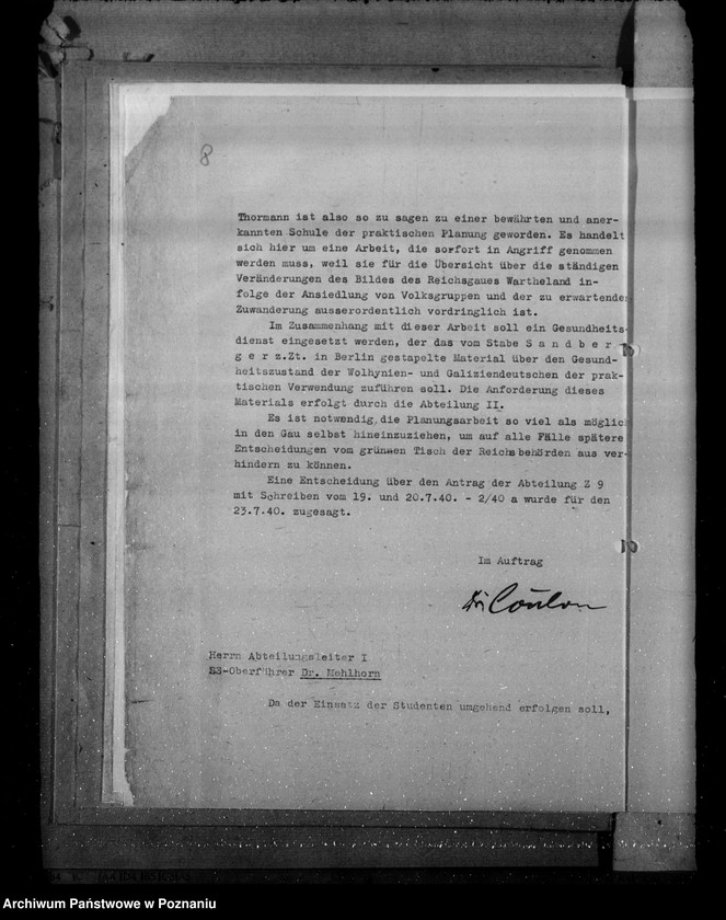 Obraz 12 z jednostki "Einsatz von Studenten für Volks - und grenzpolitische Warthegau"