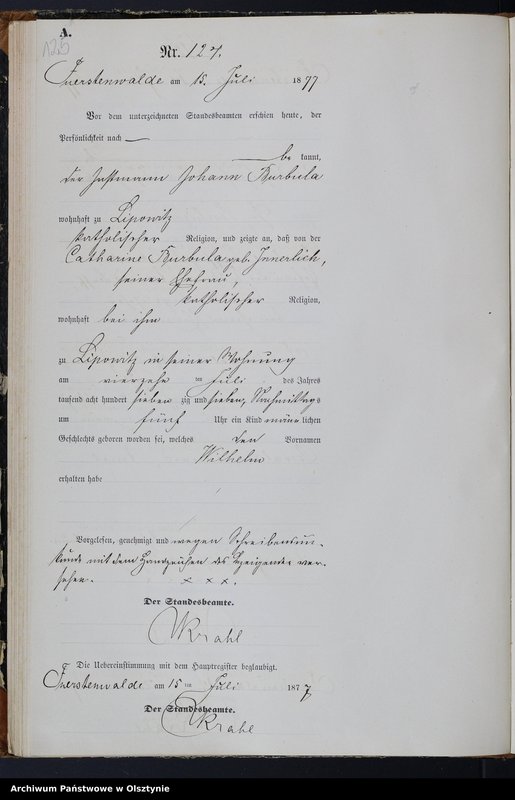 image.from.team "Urząd Stanu Cywilnego w Księżym Lasku pow. szczycieński"