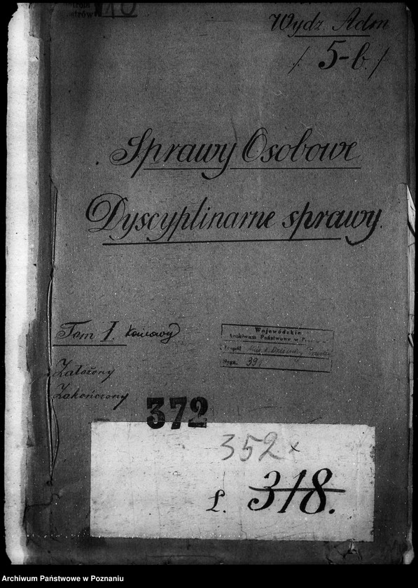 Obraz 4 z jednostki "Sprawy osobowe dyscyplinarne sprawy"