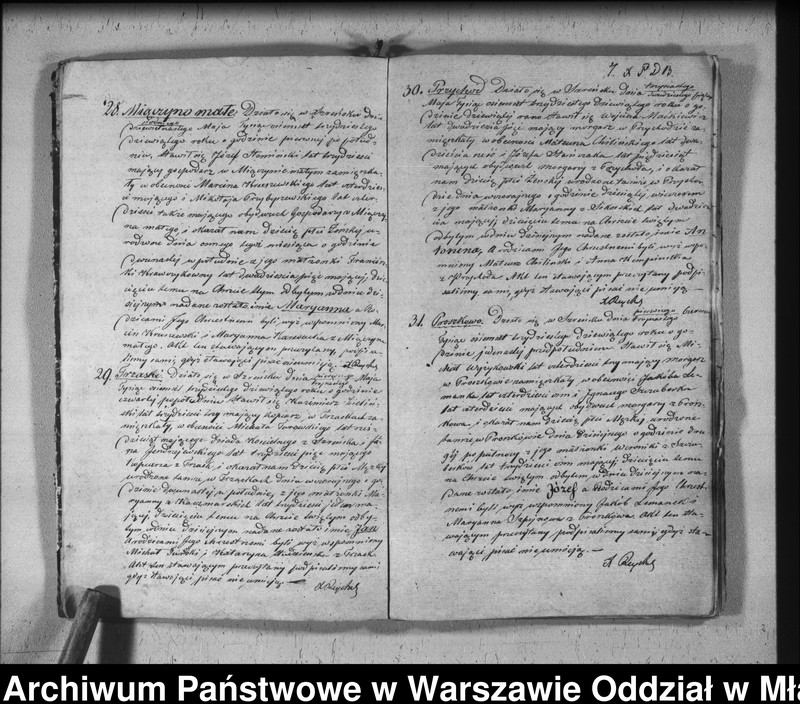 Obraz 9 z jednostki "Akta urodzeń, małżeństw i zgonów"
