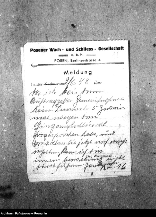 Obraz 14 z jednostki "[Korespondencja w sprawie strzeżenia obiektów Domu]."