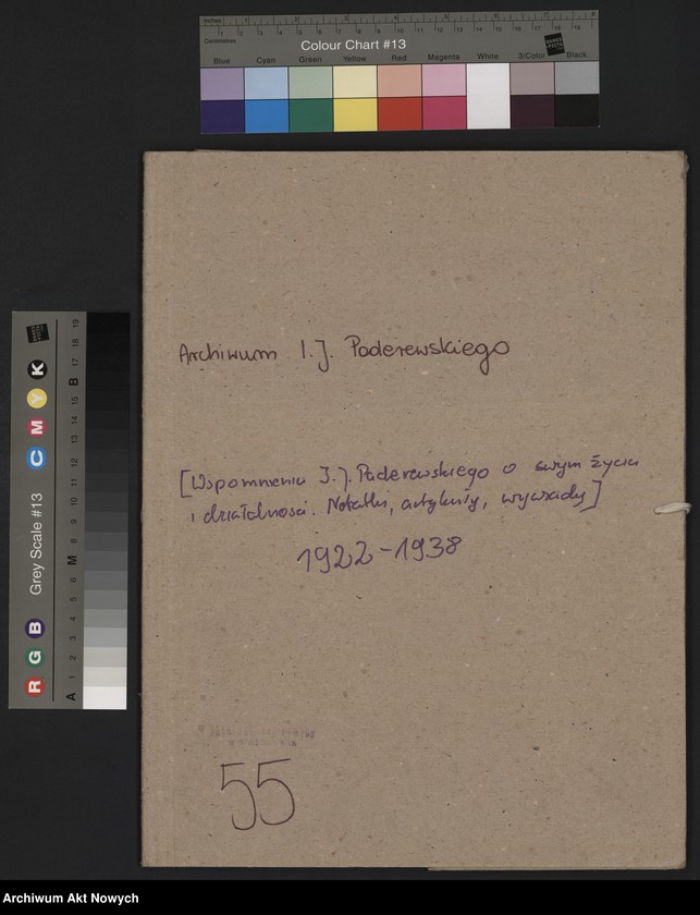 image.from.unit.number "Wspomnienia I. J. Paderewskiego o swym życiu i działalności. Notatki, artykuły, wywiady"