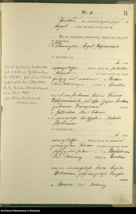 image.from.unit.number "Heiraths-Haupt-Register nr 1 - 16"