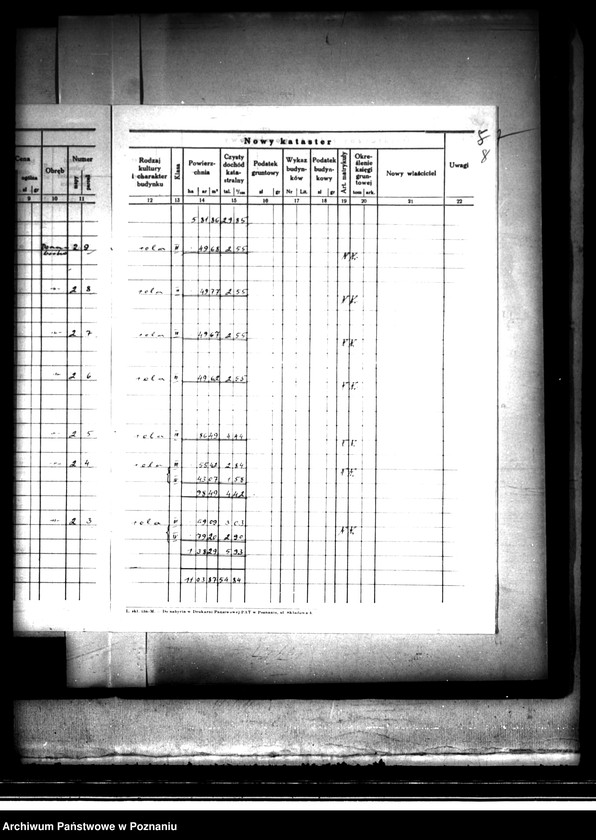 Obraz 13 z jednostki "Ostateczny rejestr pomiarowy majątku Donaborów powiat kępiński"