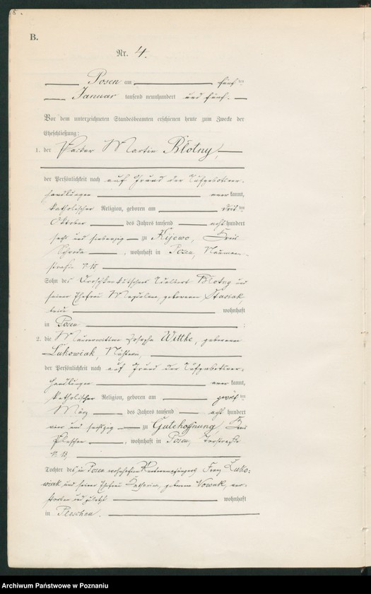 Obraz 9 z jednostki "Księga miejscowa małżeństw tom I"