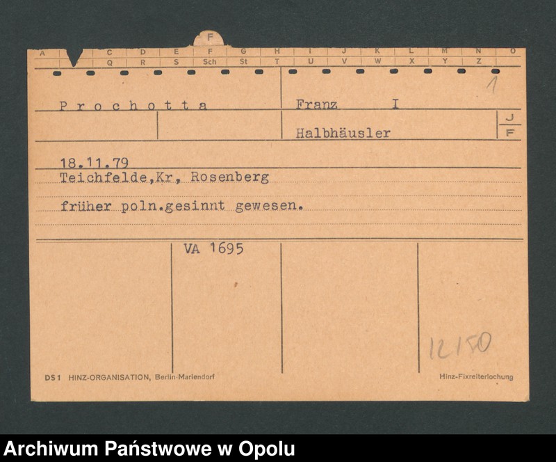 image.from.unit.number "[Prochotta Franz I, ur. 18.11.1879, zam. Teichfelde]"