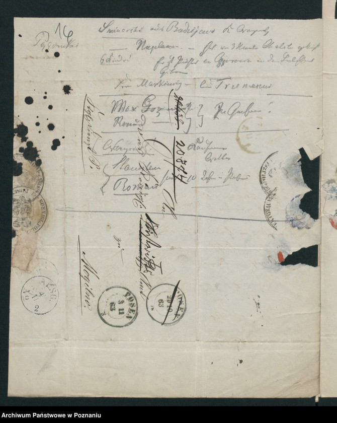 Obraz 19 z jednostki "A. betr. Max Gozimierski /auch über Erasmus von Blewczyński/"