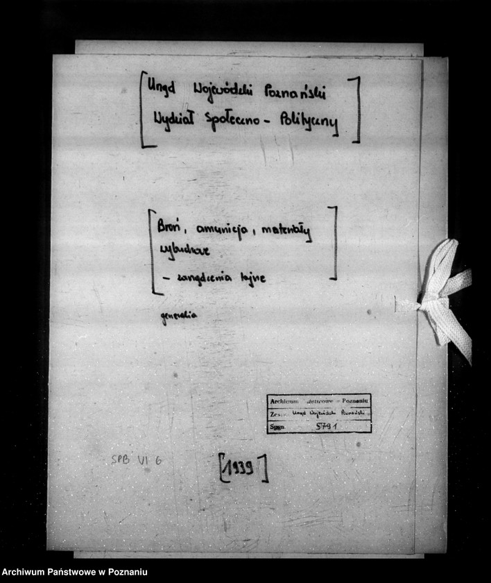 Obraz 4 z jednostki "/Broń, amunicja i materiały wybuchowe - zarządzenia tajne generalia/"