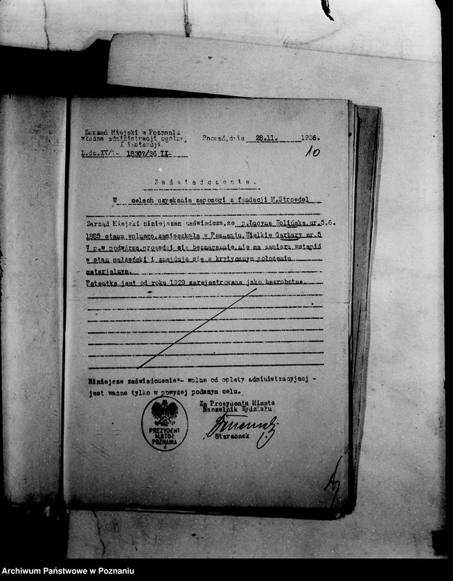 Obraz 13 z jednostki "/Fundacja Marii Stroedel/ zaopatrzenie"