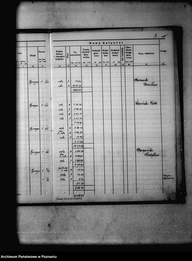 image.from.unit.number "Ostateczny rejestr pomiarowy Majętności Pyszczyn powiatu bydgoskiego"