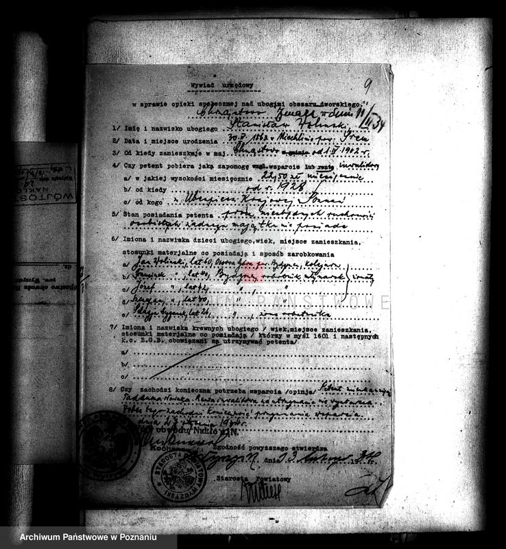 Obraz 13 z jednostki "Majątek Chrząstowo powiatu wyrzyskiego sprawy gminne i ubogich"