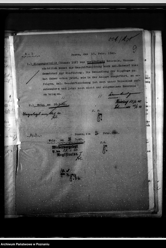 Obraz 13 z jednostki "Dienst- und Geschäftsordnung - allgemein"