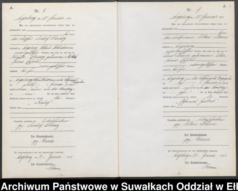 image.from.unit.number "Geburts-Neben-Register des Preussischen Standes-Amtes Angerburg Kreis Angerburg"