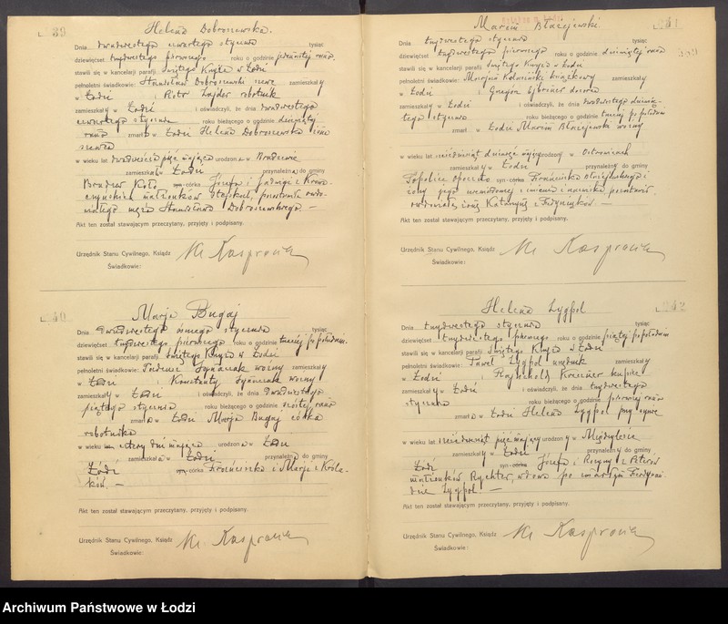 Obraz 13 z jednostki "Akta zgonów"