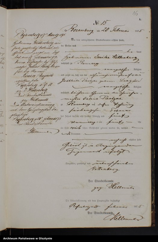 Obraz 18 z jednostki "Geburts-Neben-Register Nr 1 - 121"