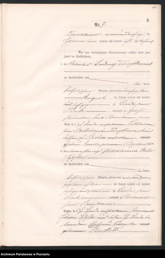 Obraz 16 z jednostki "Księga małżeństw"