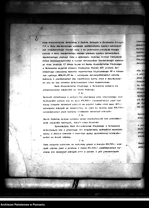 image.from.unit.number "Majątek Biskupice-Wielki Bór powiatu kaliskiego nabycie nieruchomości w trybie art. 8 ustawy o wykonanie reformy rolnej"