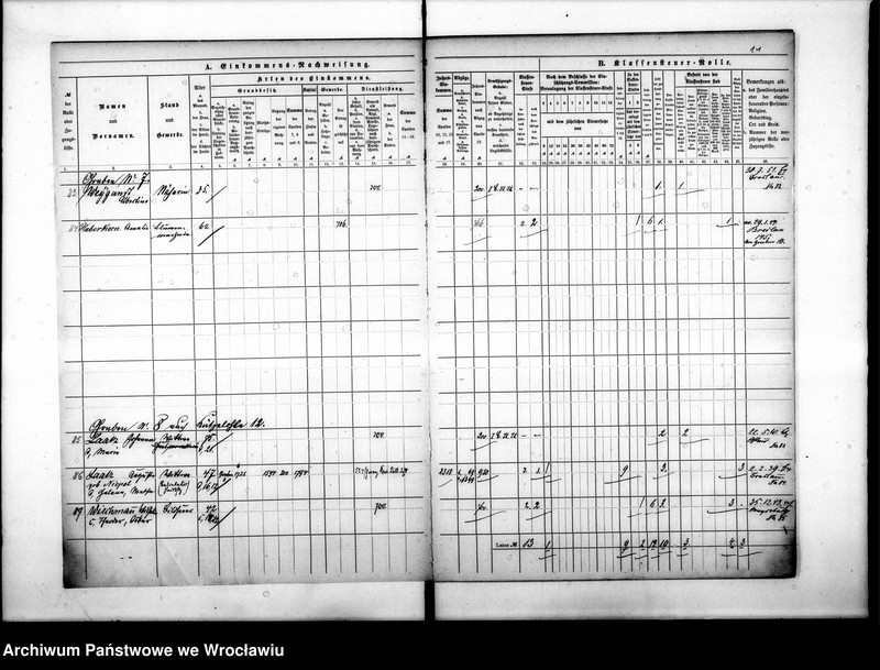 image.from.unit.number "Klassensteuerrolle nebst Eikommens - Nachweisung"