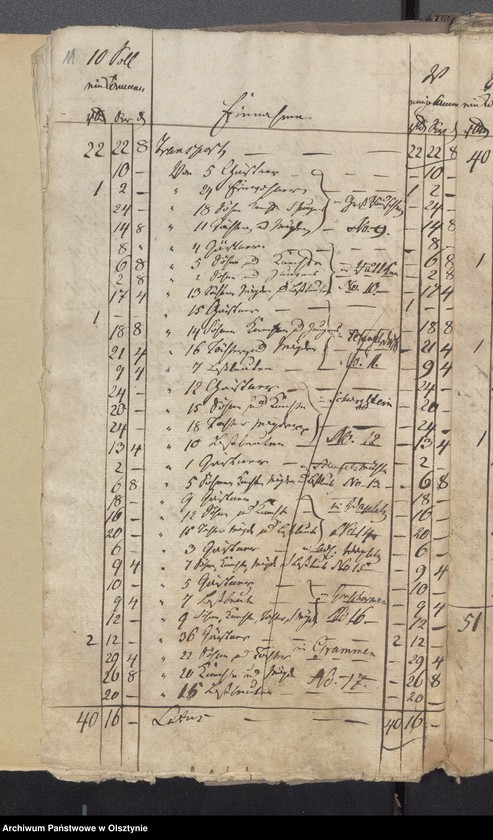 image.from.unit.number "Beläge zur Einnahme der Passenheimschen Stadt Kirchen Rechnung"