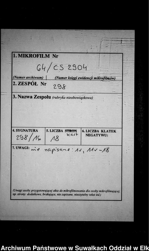 image.from.unit.number "Heiraths-Neben-Register des Preussischen Standes-Amtes Kehlen Kreis Angerburg"